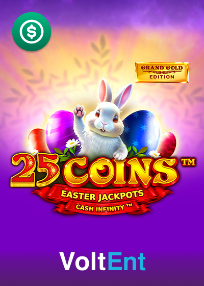 25 Coins Grand Gold Edition Easter Jackpots