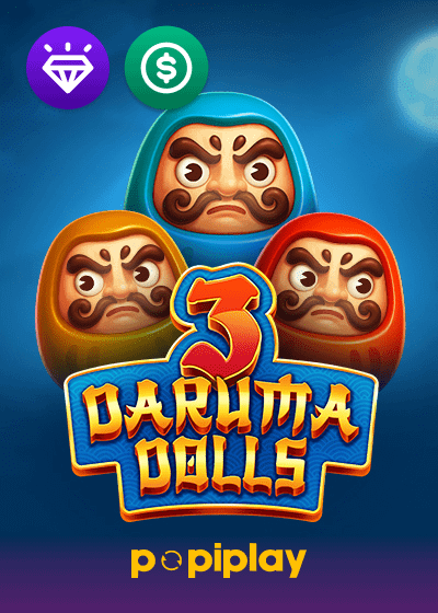 3 Daruma Dolls