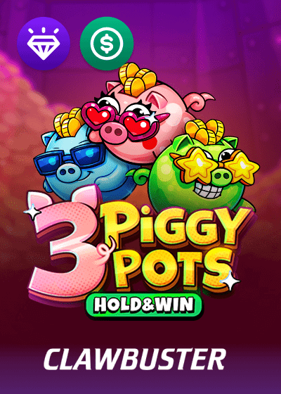 3 Piggypots Hold And Win