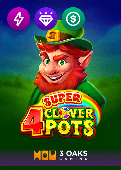 4 Super Clover Pots