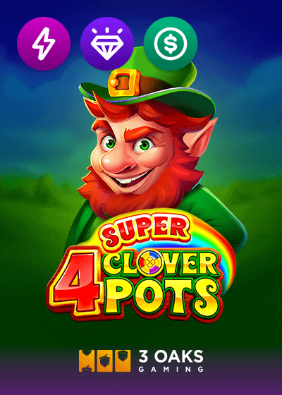 4 Super Clover Pots