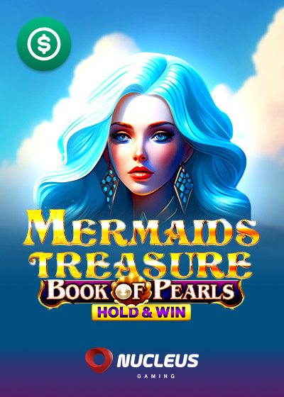 Mermaids Treasure Book of Pearls Hold And Win